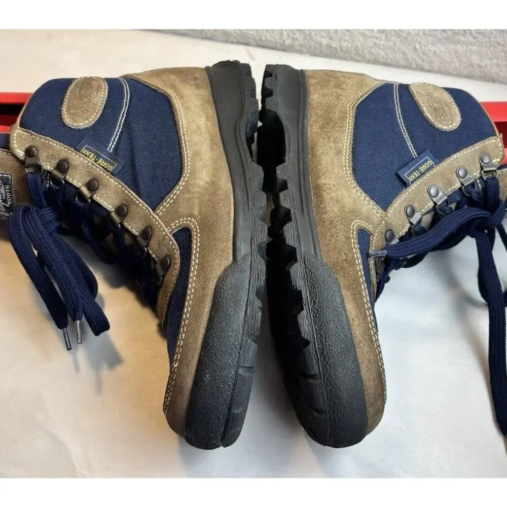 Vtg Vasque Skywalk Hiking Boots Gore-Tex & Suede Men Size 9.5 N Italy 7533